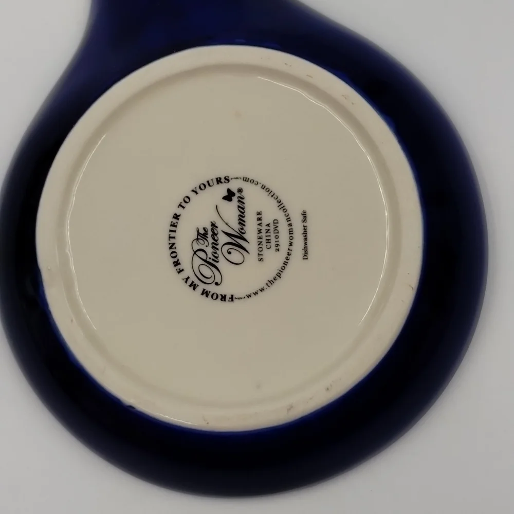 𝅺THE Pioneer Woman Spring Bouquet Blue Spoon Rest
